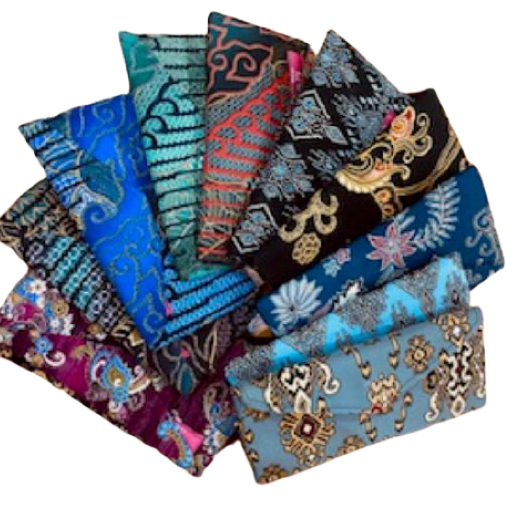 Pouches Batik & Songket